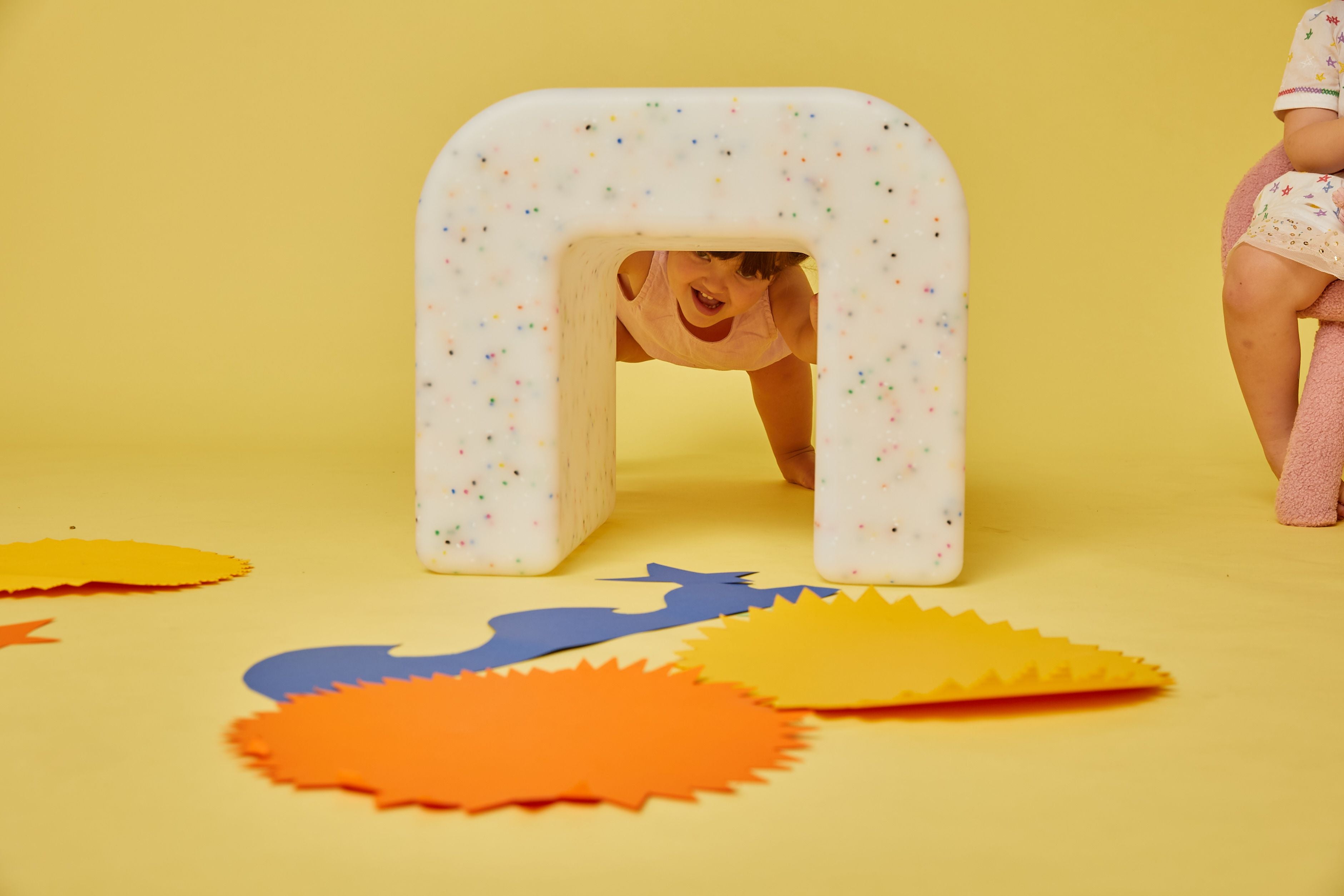 Over the Moon Table - Confetti White