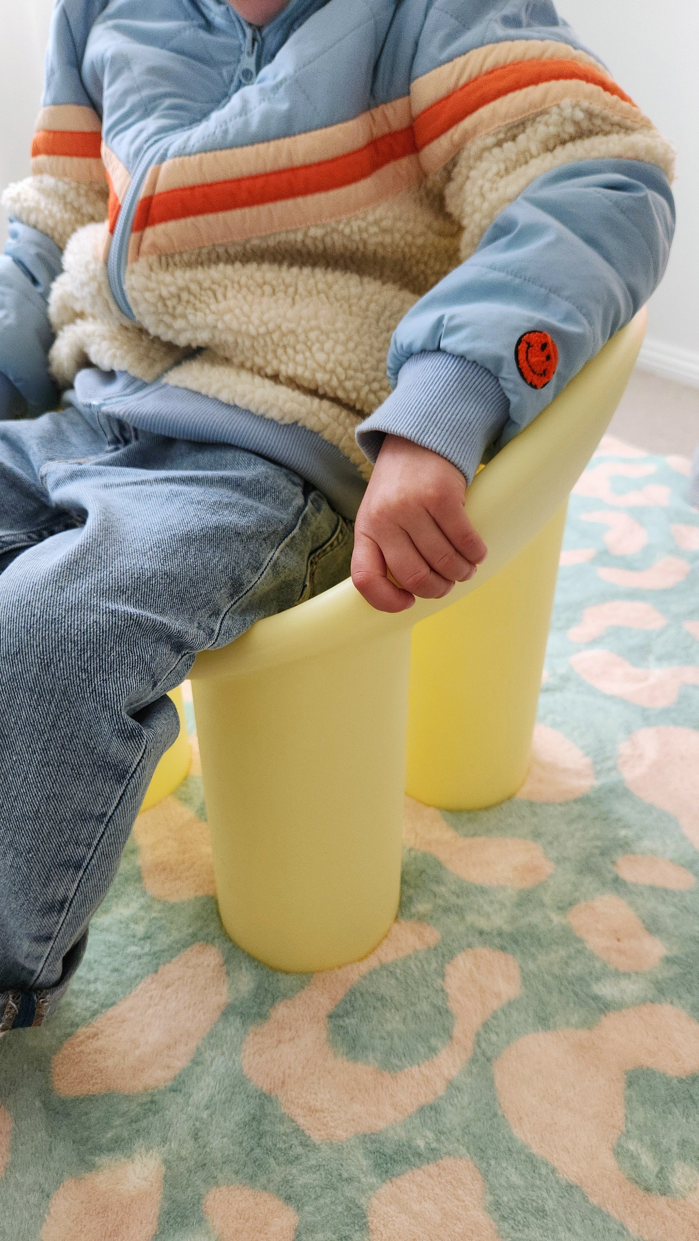 Limited Edition - Upright Replica Roly Chairs - Lemon Curd