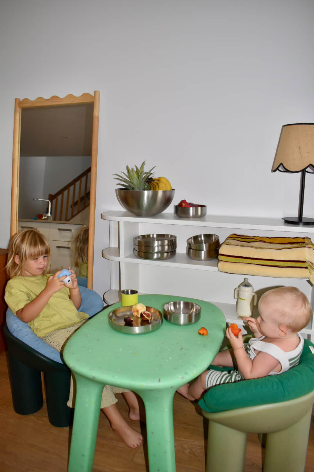 Upright - Replica Roly Chairs - Kale