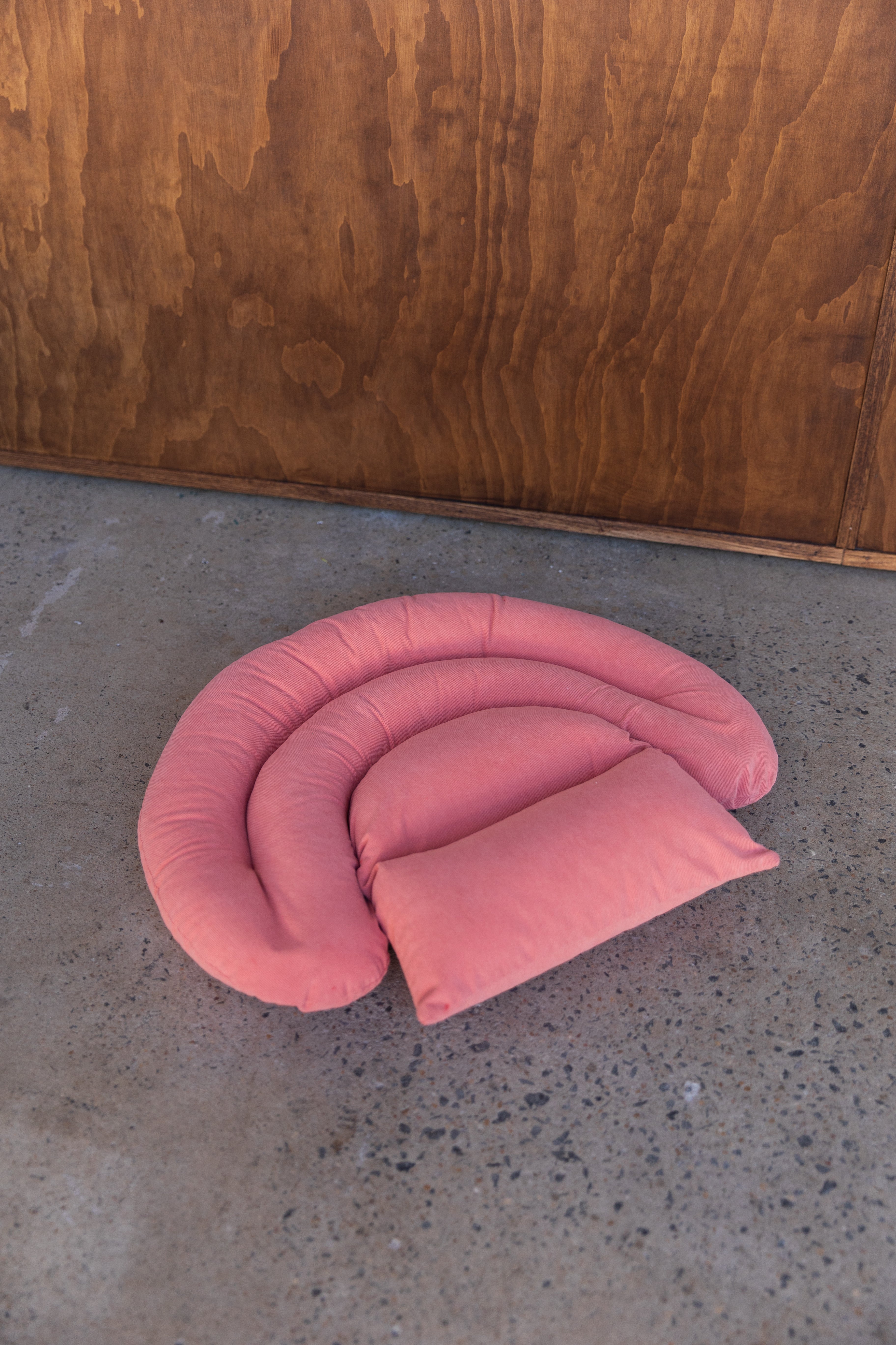 Roly Poly Cushion - Peach Pop
