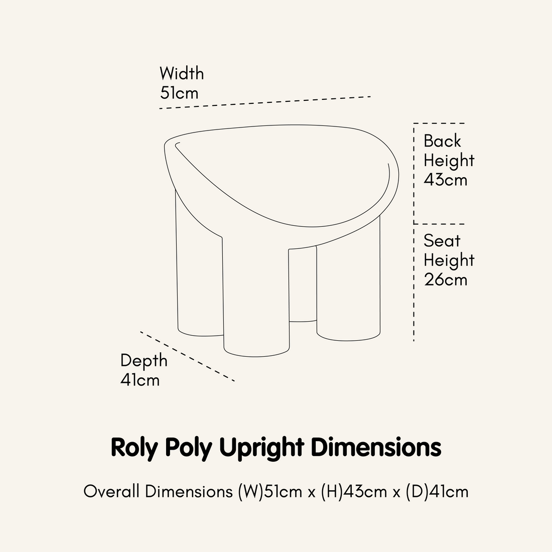 Limited Edition - Upright Replica Roly Chairs - Merry Berry