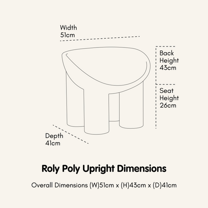 Limited Edition - Upright Replica Roly Chairs - Sky High