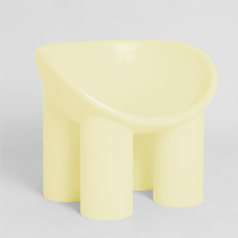 Limited Edition - Upright Replica Roly Chairs - Lemon Curd