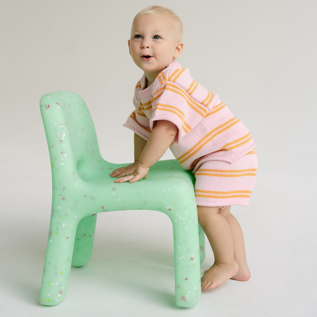 Apple Peel Confetti Chair