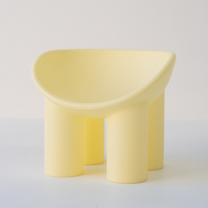 Limited Edition - Upright Replica Roly Chairs - Lemon Curd