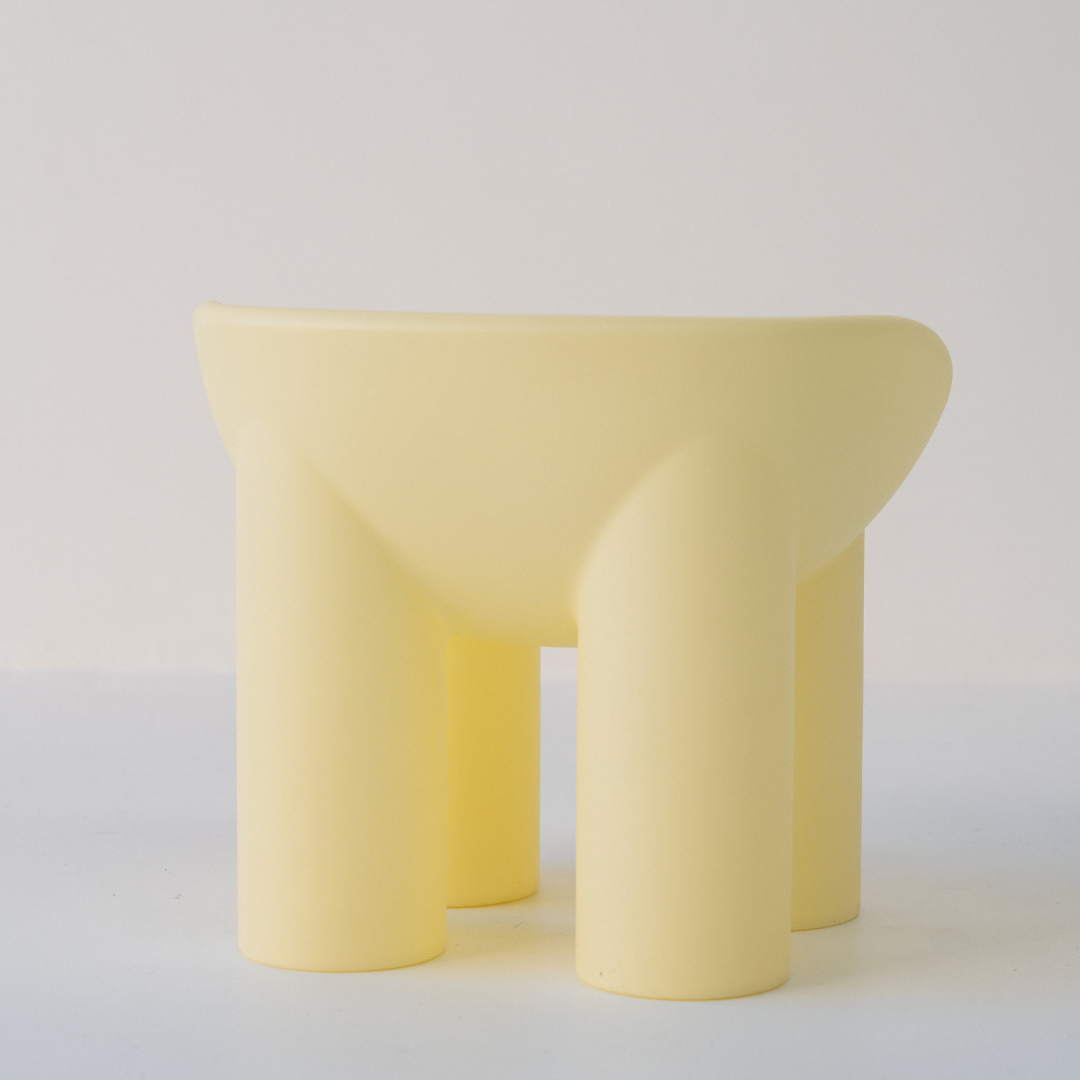 Limited Edition - Upright Replica Roly Chairs - Lemon Curd