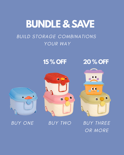 Ride a Long Storage - Popcorn Duck - Medium